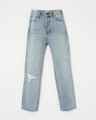 PREORDER - Ryan High Rise Rigid Distressed Straight Jeans