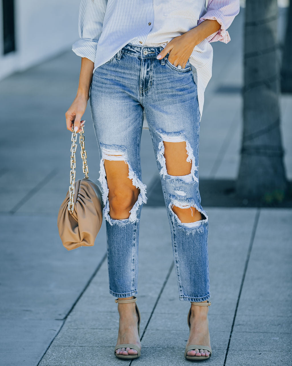 Peter High Rise Boyfriend Denim