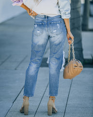 Peter High Rise Boyfriend Denim