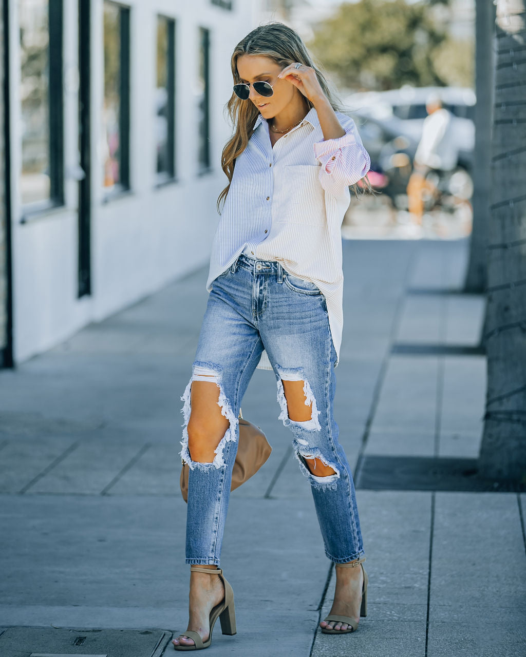 Peter High Rise Boyfriend Denim