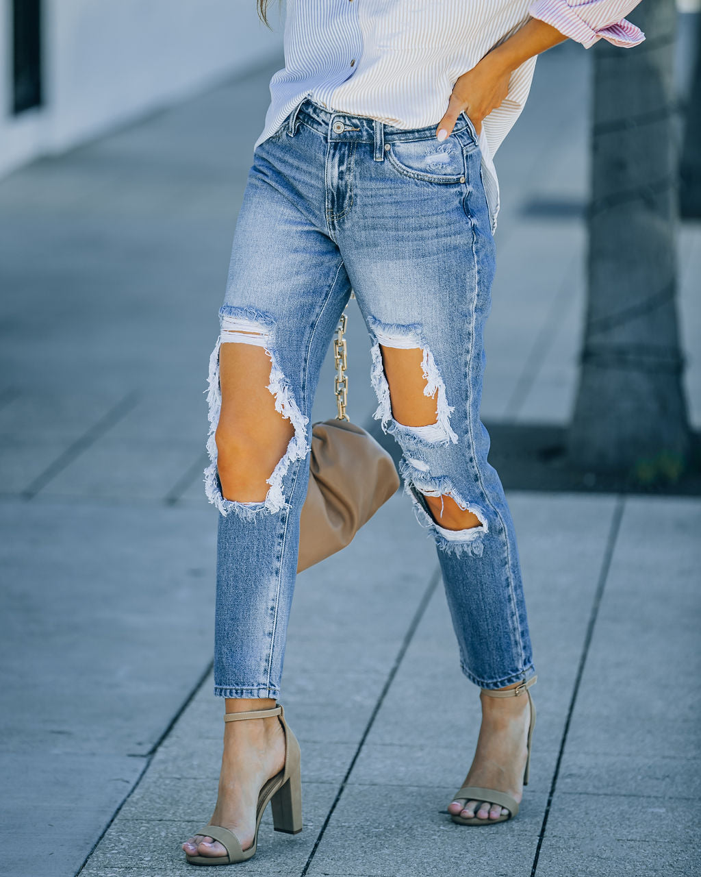 Peter High Rise Boyfriend Denim