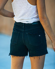 Pixie High Rise Distressed Denim Shorts