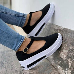 Platform T-Shaped Design Casual Sandals