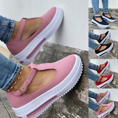 Platform T-Shaped Design Casual Sandals