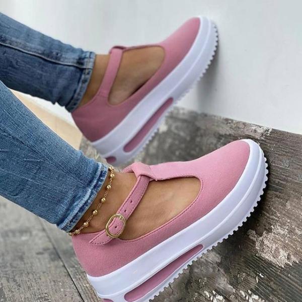 Platform T-Shaped Design Casual Sandals