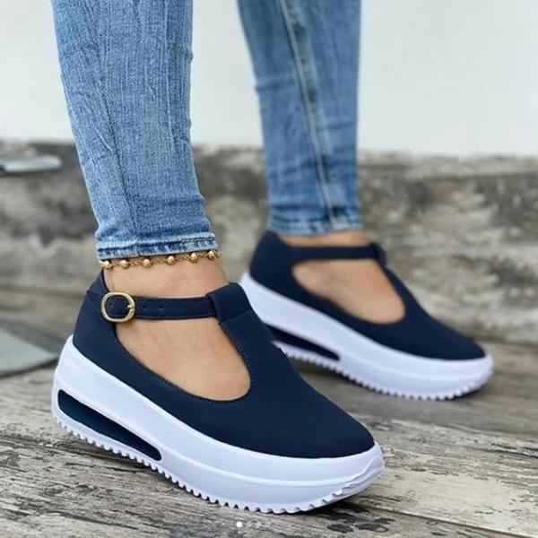 Platform T-Shaped Design Casual Sandals