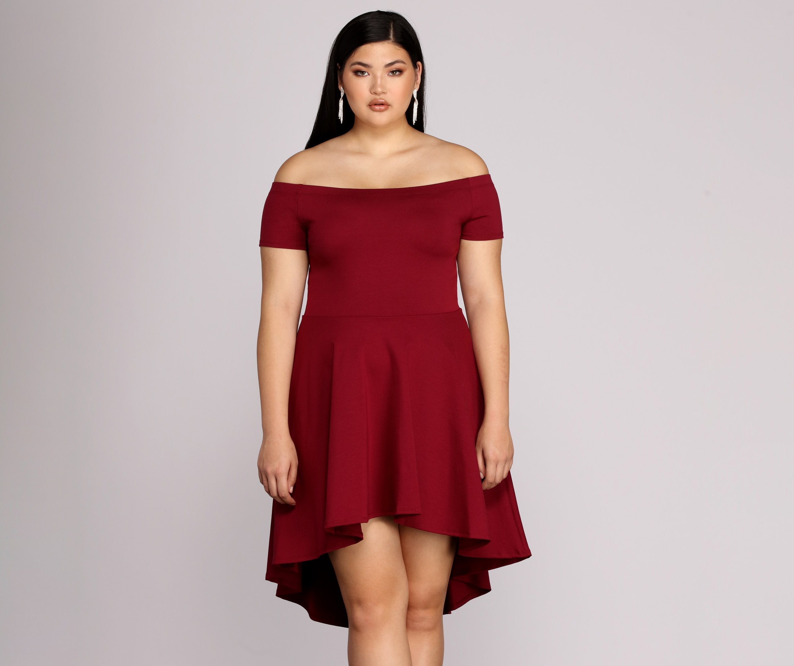 Plus All The Rage Skater Dress