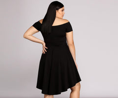 Plus All The Rage Skater Dress