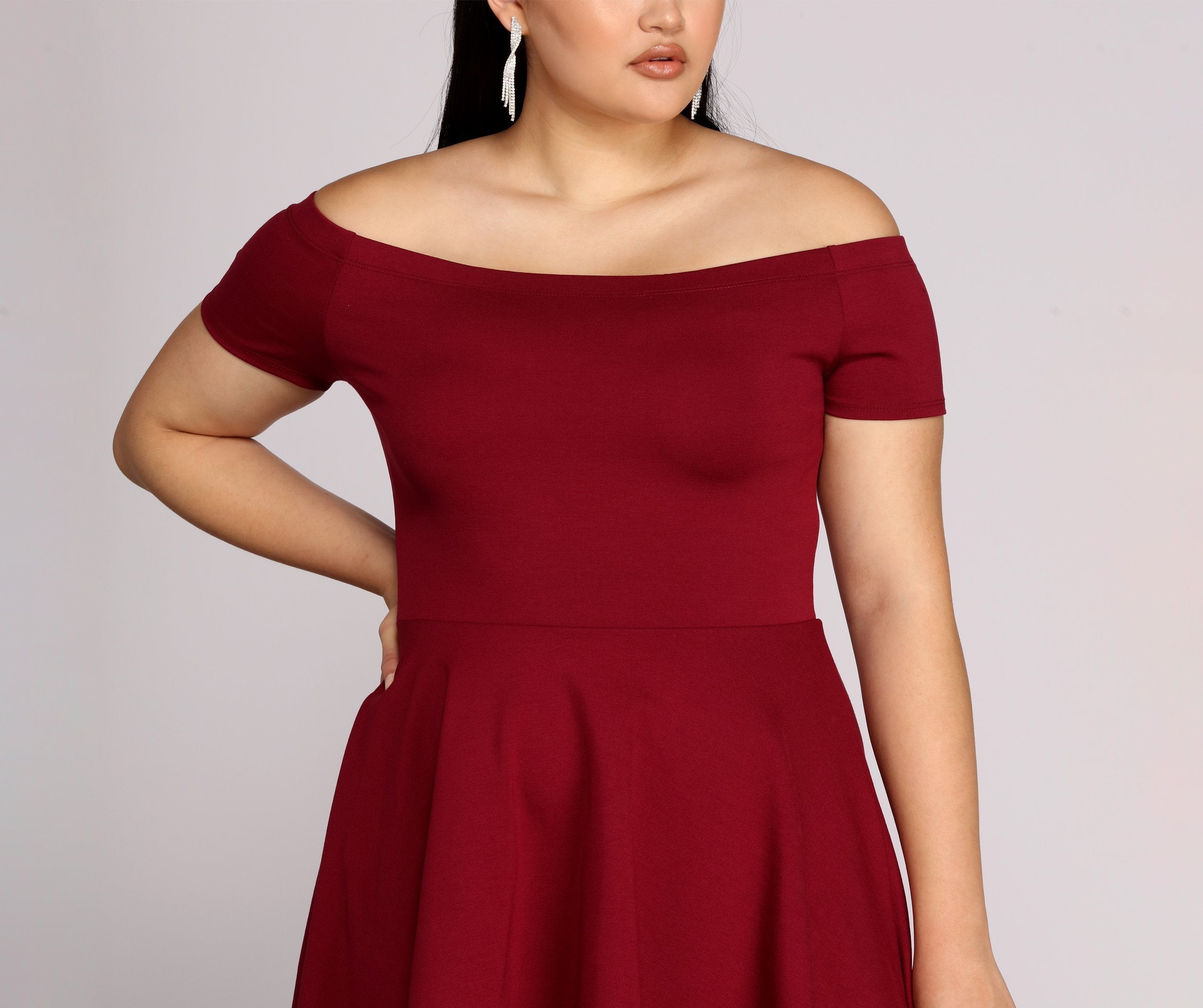 Plus All The Rage Skater Dress