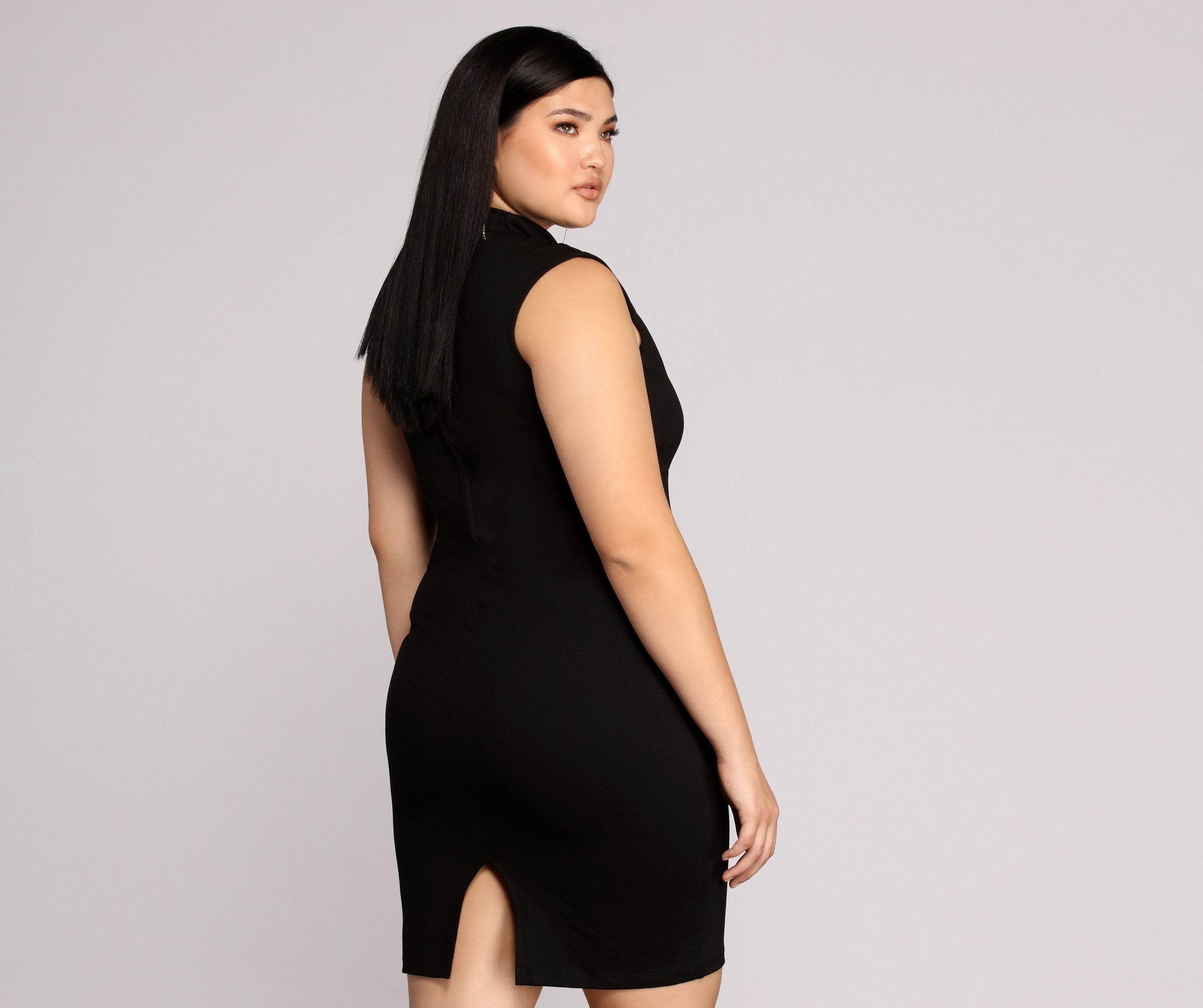 Plus Classic Midi Dress