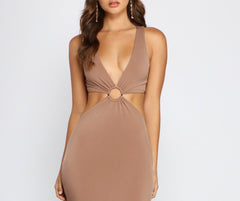 Put A Ring On It Cutout Mini Dress