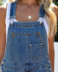 Raylee Pocketed Denim Overalls