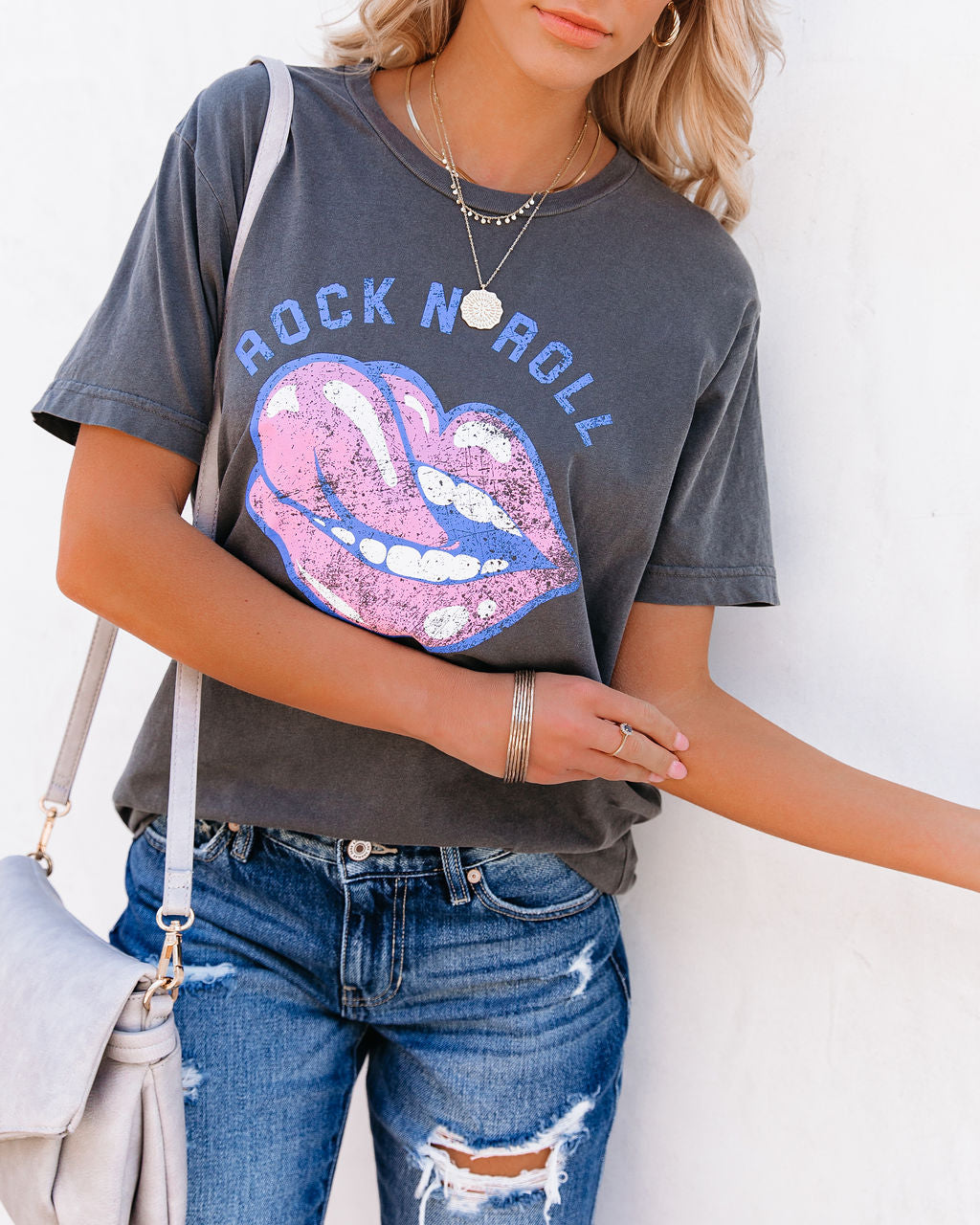 Read My Lips Cotton Rock N Roll Tee