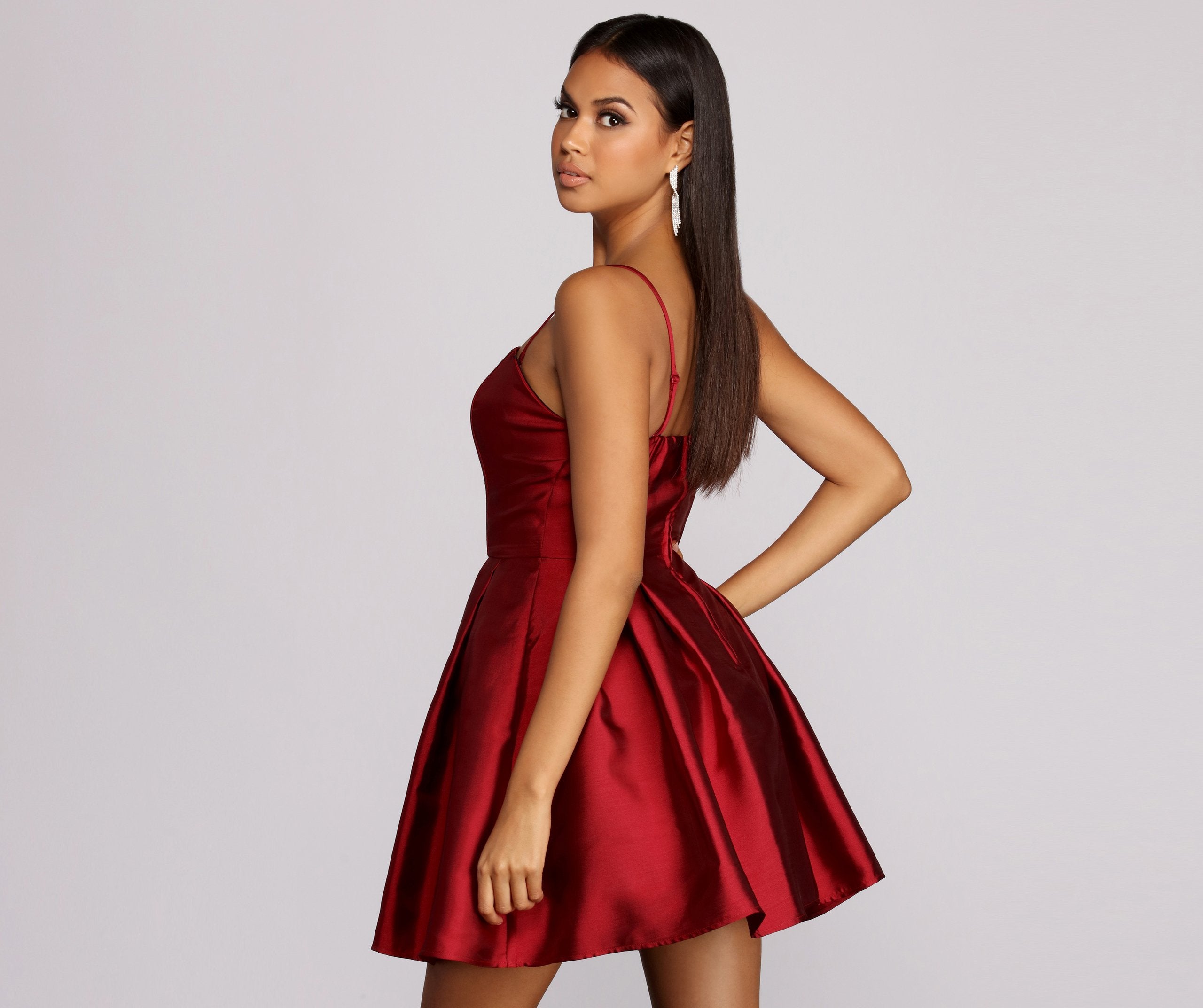 Rebecca Party Pleated Dress