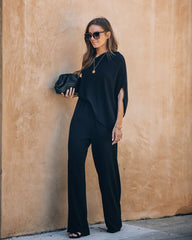 Recipe For Success One Shoulder Jumpsuit - Black