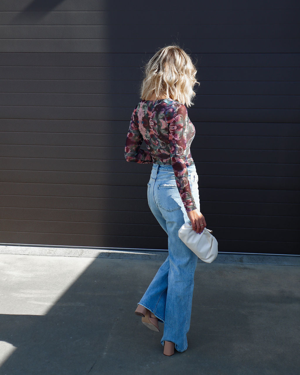 Reflections Printed Mesh Bodysuit