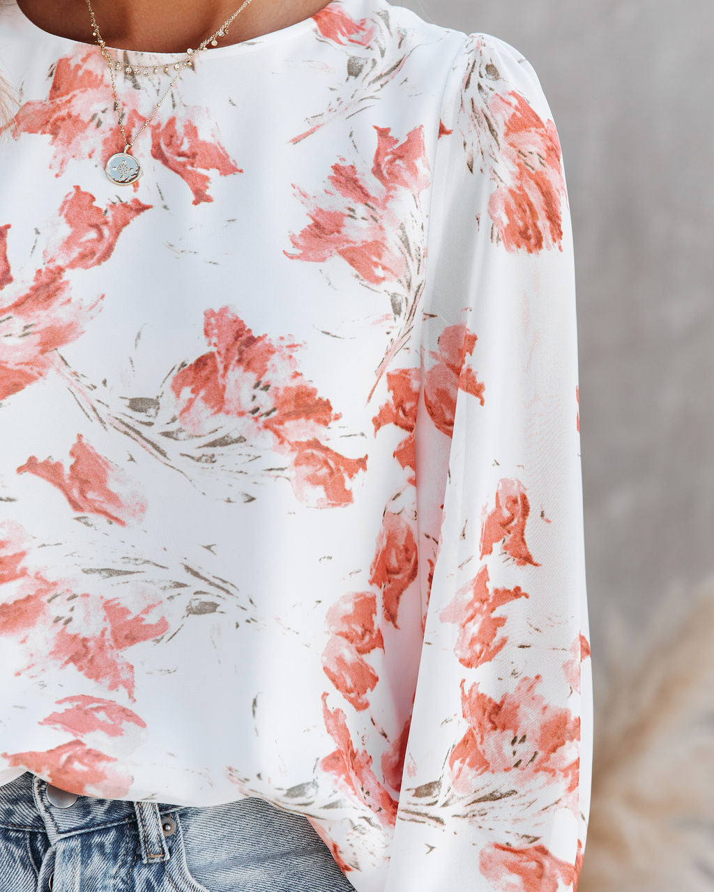 Reunited In Love Floral Blouse