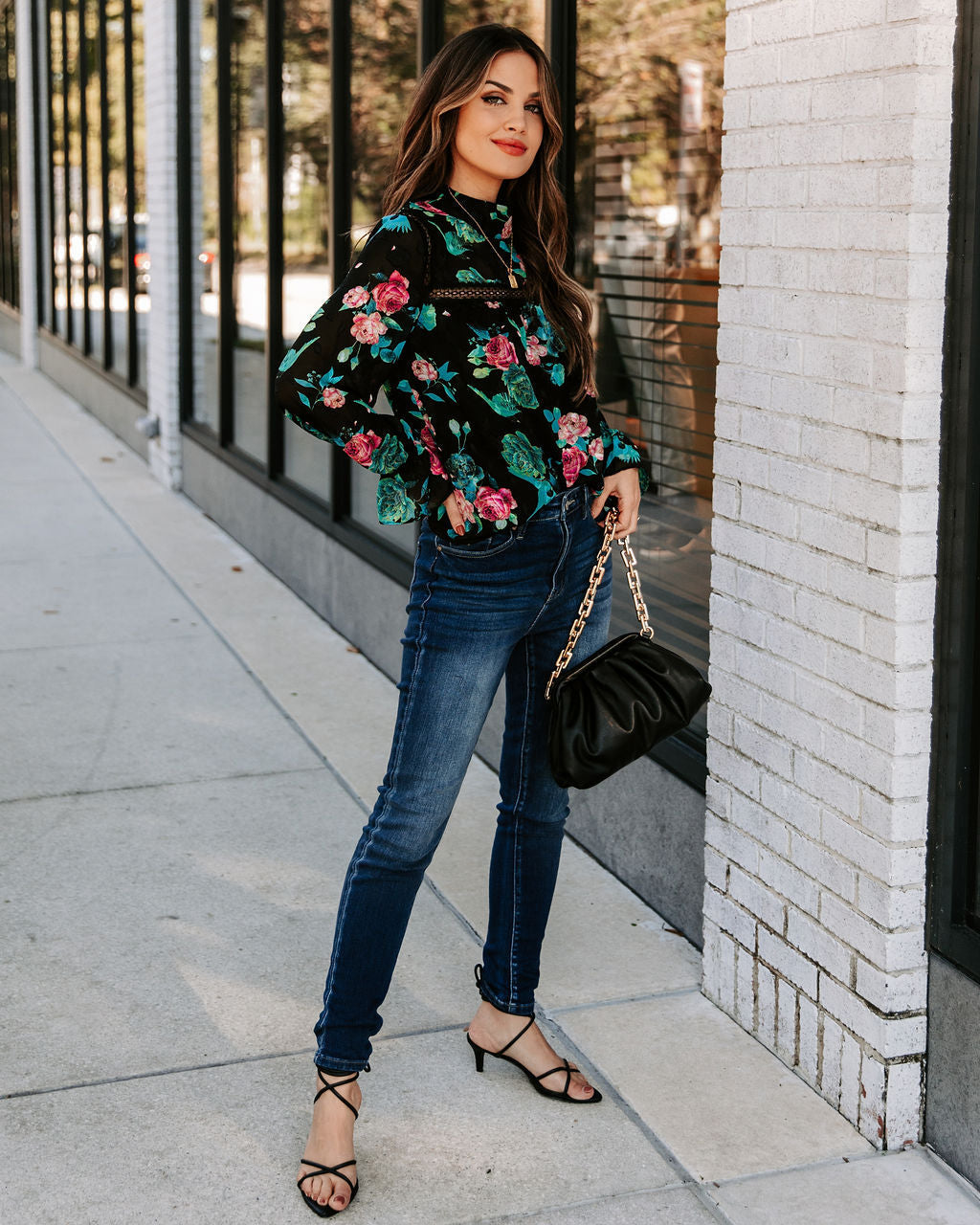 Rios Floral Lace Blouse