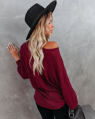 Robust Long Sleeve Thermal Top - Burgundy