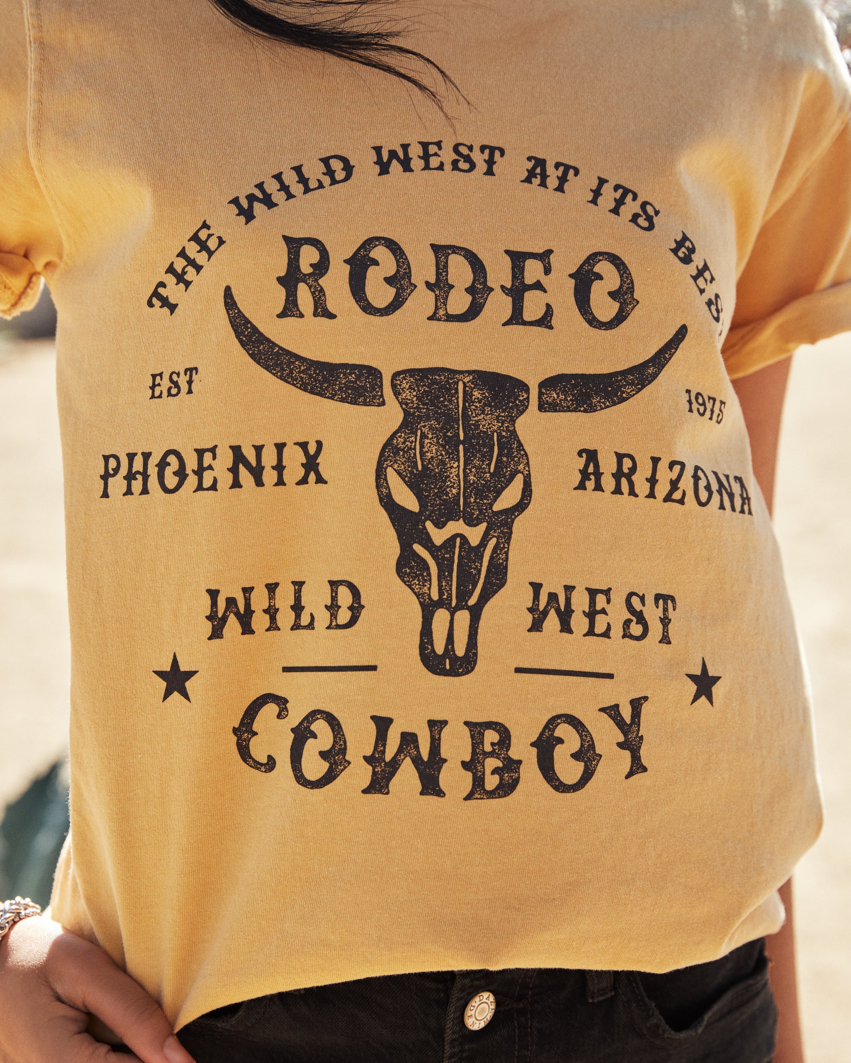 Rodeo Cowboy Cotton Tee