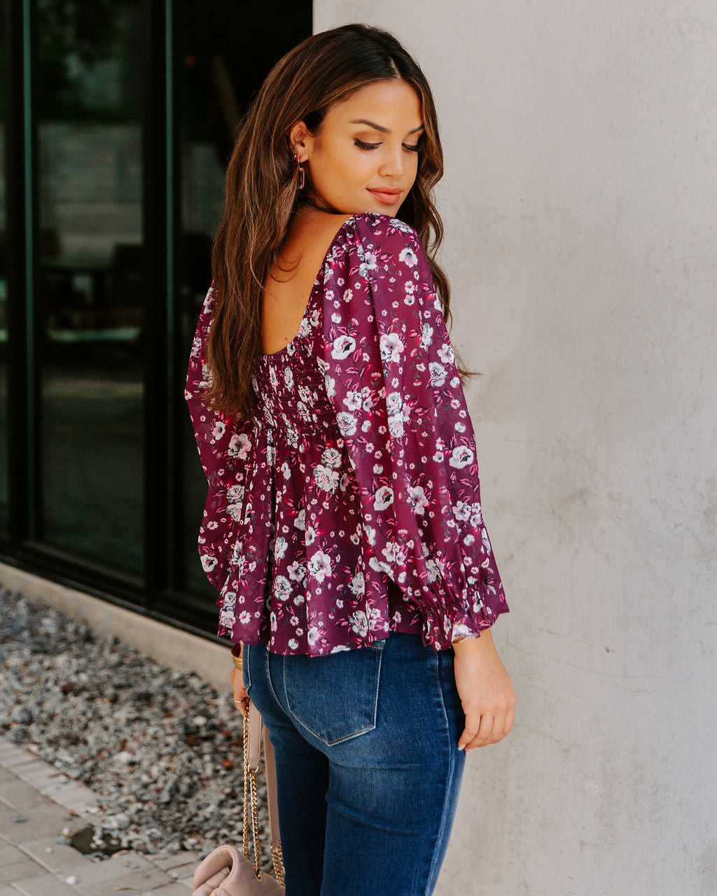 Rosalie Floral Babydoll Blouse