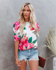 Rose To The Occasion Floral Blouse