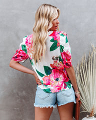 Rose To The Occasion Floral Blouse