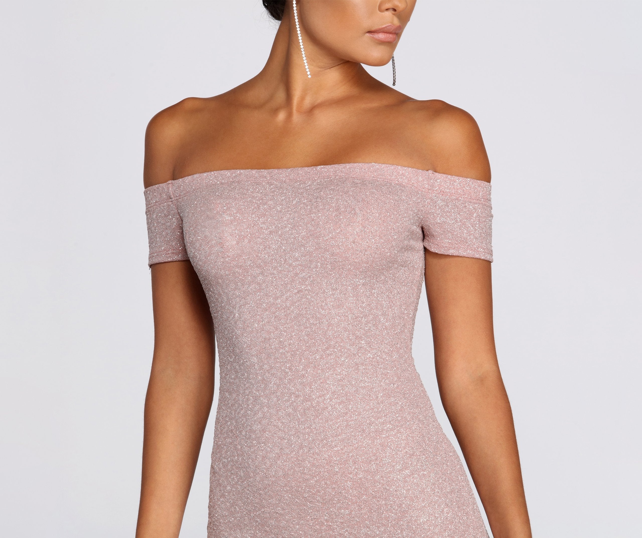 Round And Round Glitter Dress