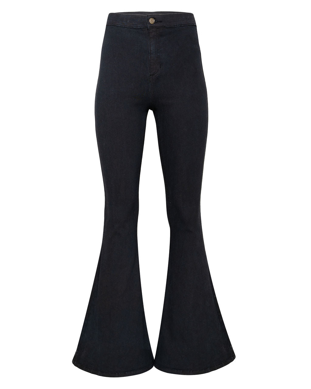 Sanderson High Rise Stretch Flare Jeans - Black