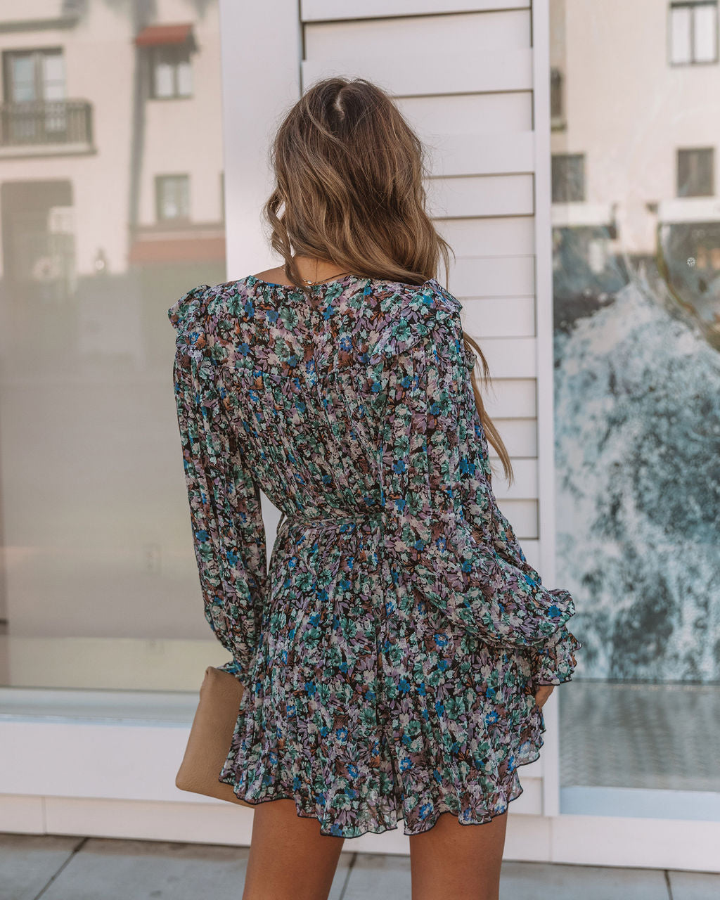 Saunders Floral Pleated Romper