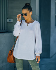 Serafina Knit Raglan Top - Ivory