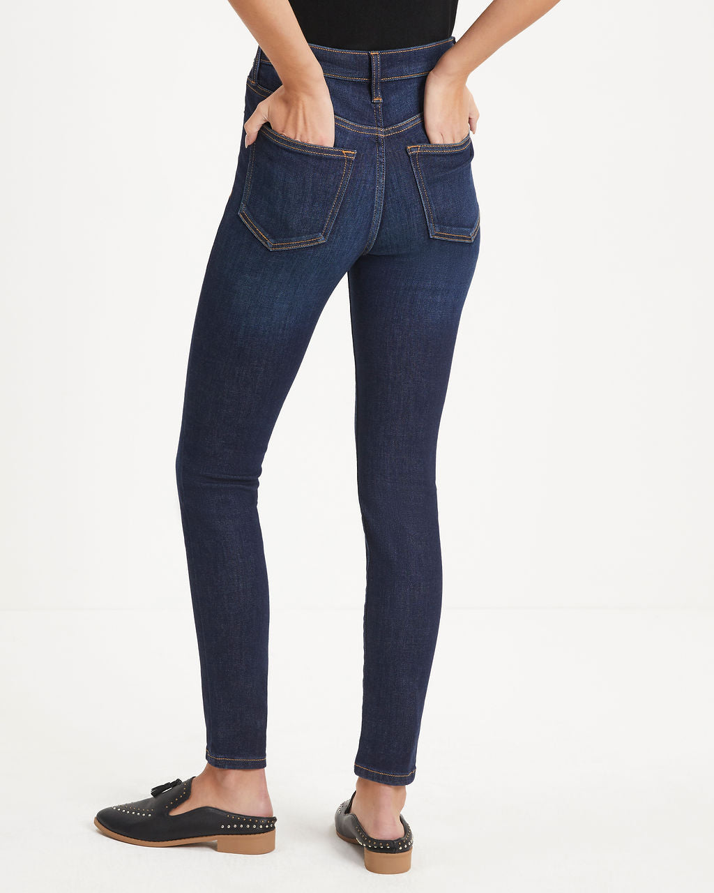 Shawn Mid Rise Stretch Skinny Jeans