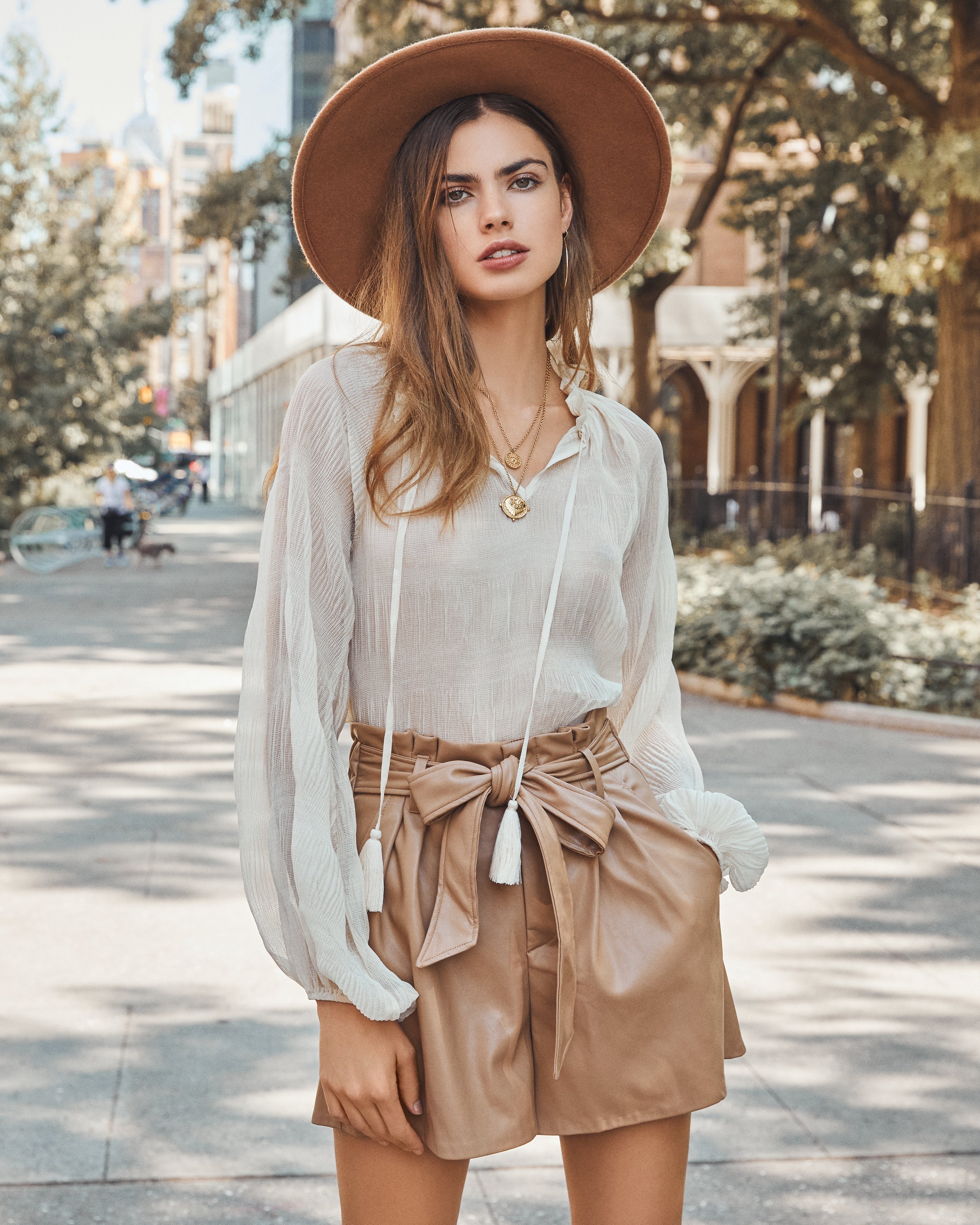 Sheer Bliss Peasant Blouse