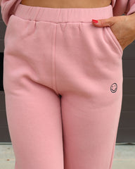 Smile Like You Mean It Pocketed Jogger Pants - Dusty Pink