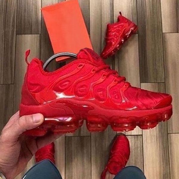 Solid Color Air Cushion Burgundy Sneakers