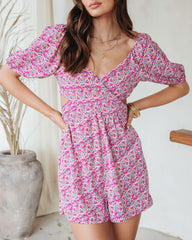 Still The One Floral Cutout Romper