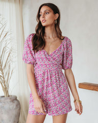 Still The One Floral Cutout Romper