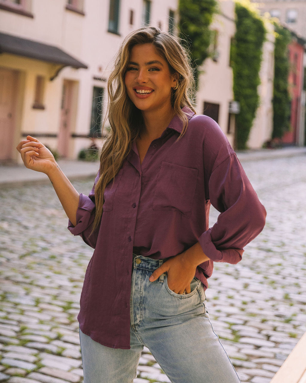 Tallulah Button Down Blouse