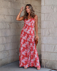 Very Brady Floral Wide Leg Jumpsuit