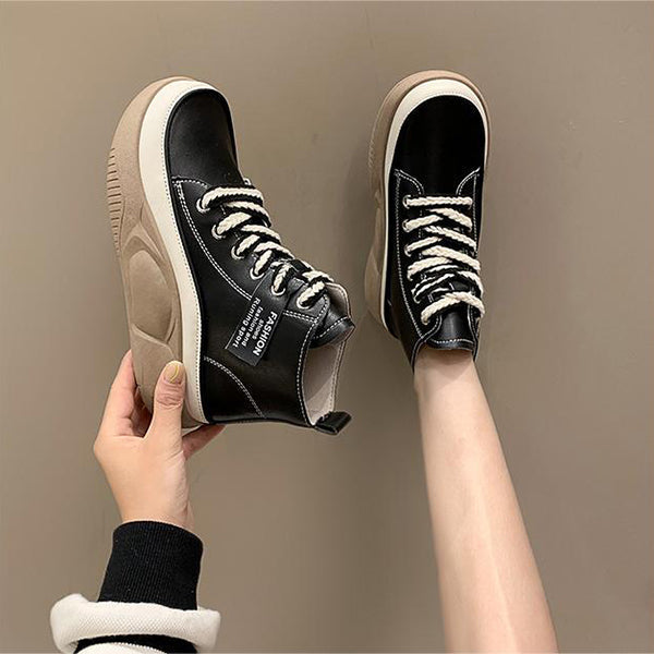 Vintage Thick Soled High Top Casual Boots