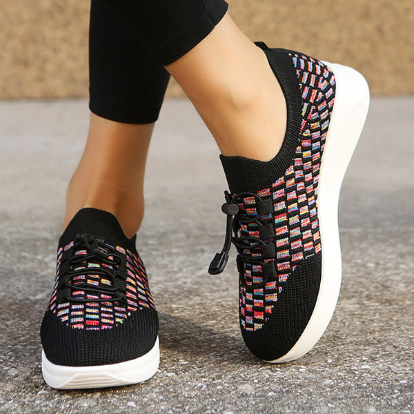 Casual Knitted Breathable Slip-Ons Sneakers