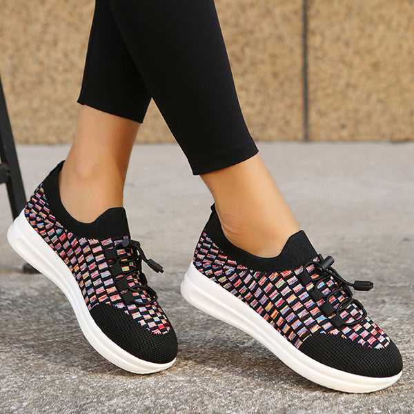 Casual Knitted Breathable Slip-Ons Sneakers