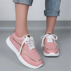 Casual Mesh Breathable Lace-Up Sneakers