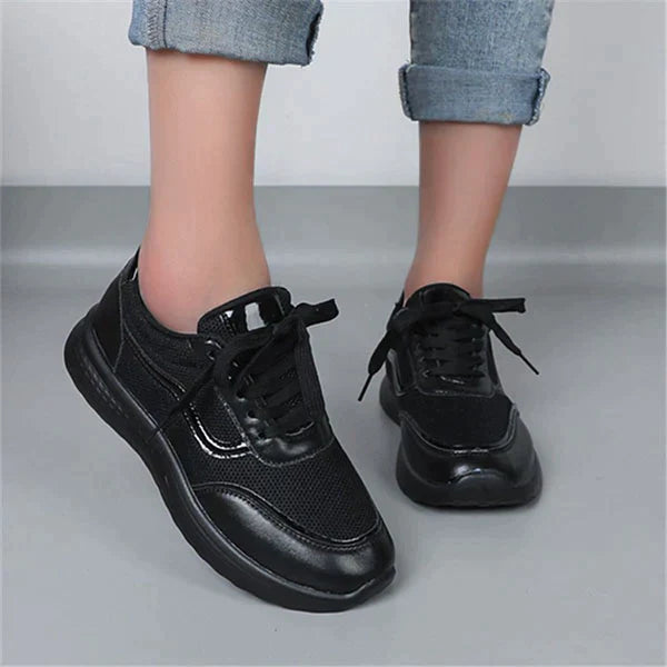 Casual Mesh Breathable Lace-Up Sneakers