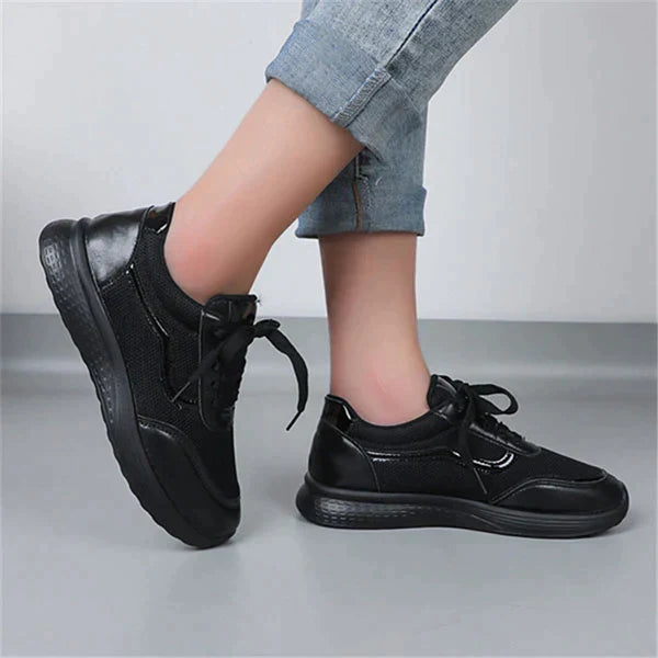 Casual Mesh Breathable Lace-Up Sneakers