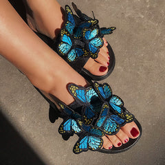 Butterfly Comfy Platform Sandals