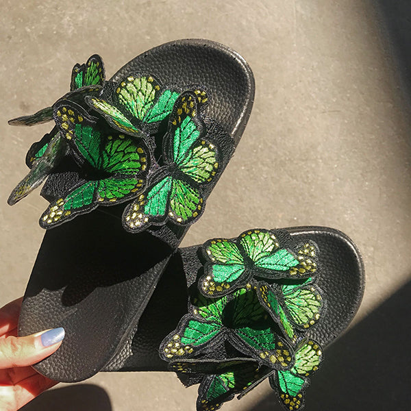 Butterfly Comfy Platform Sandals