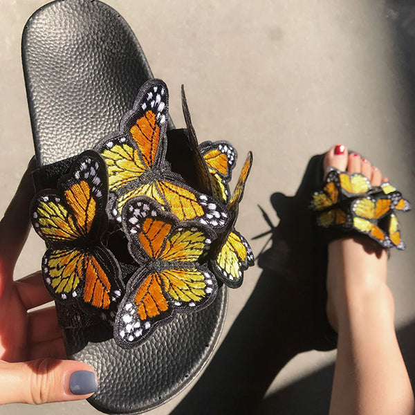 Butterfly Comfy Platform Sandals