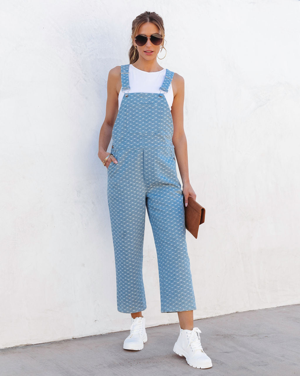 Billion Hearts Denim Jumpsuit