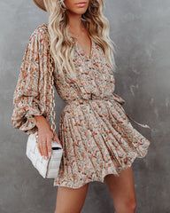 Constantina Floral Pleated Romper